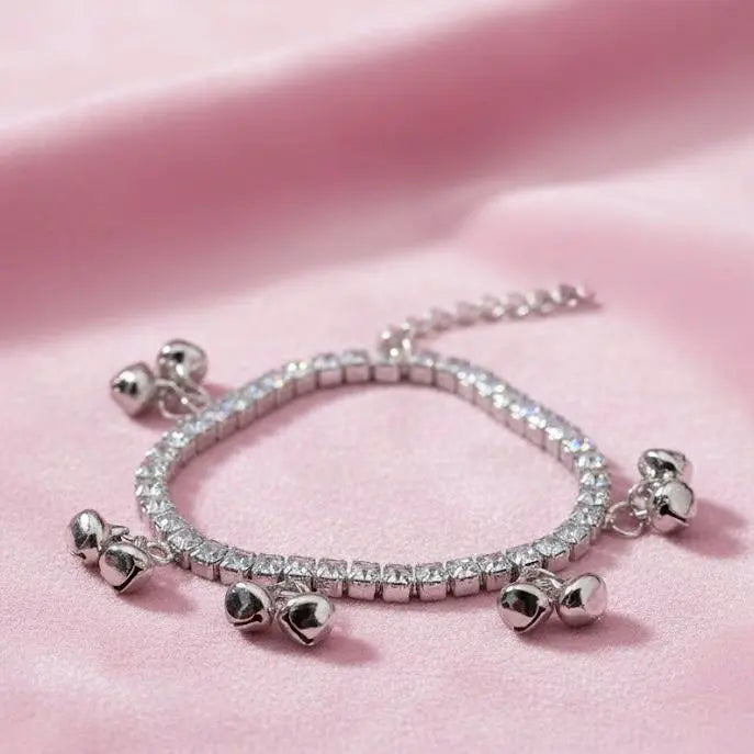CRYSTAL BELL CHARM BRACELET