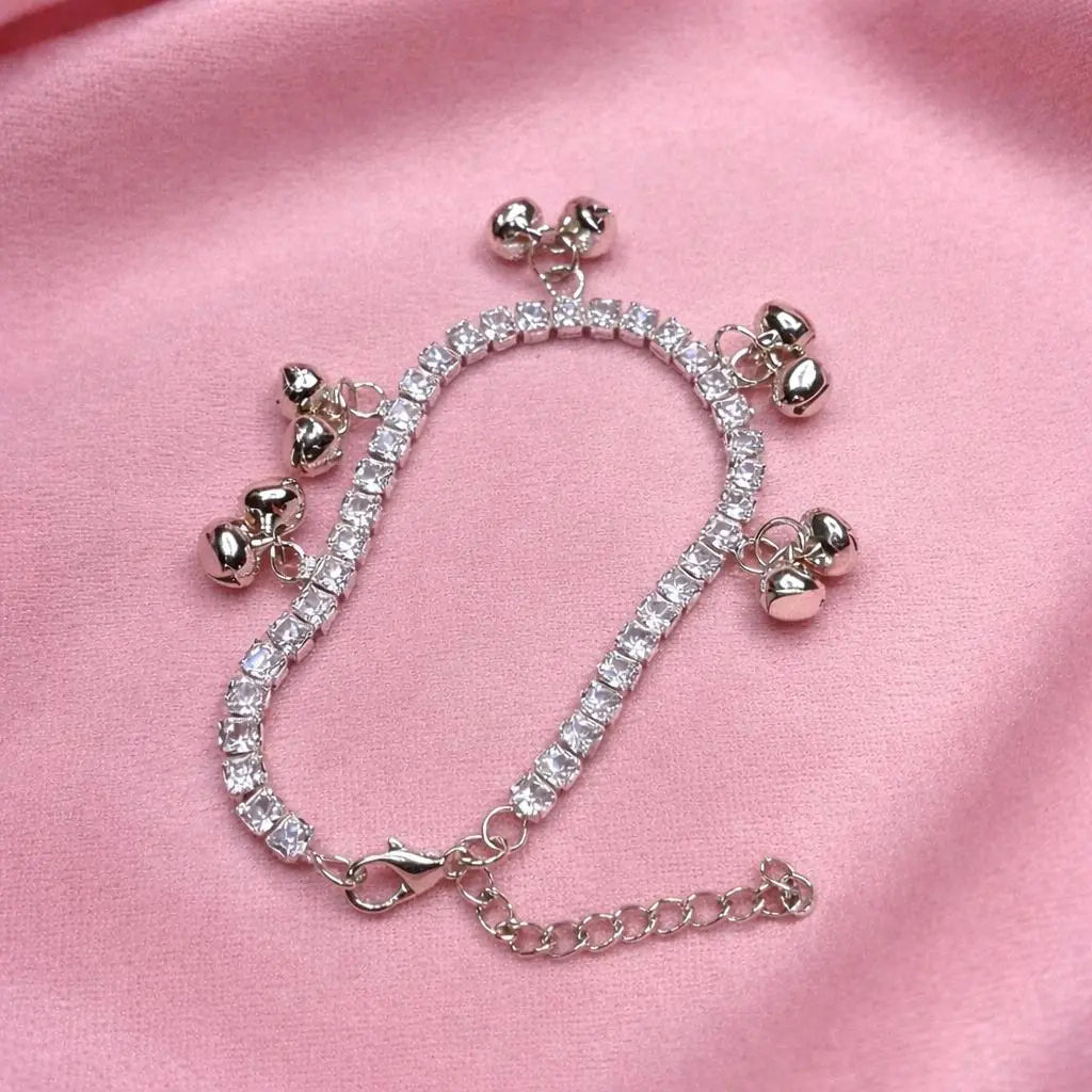 CRYSTAL BELL CHARM BRACELET