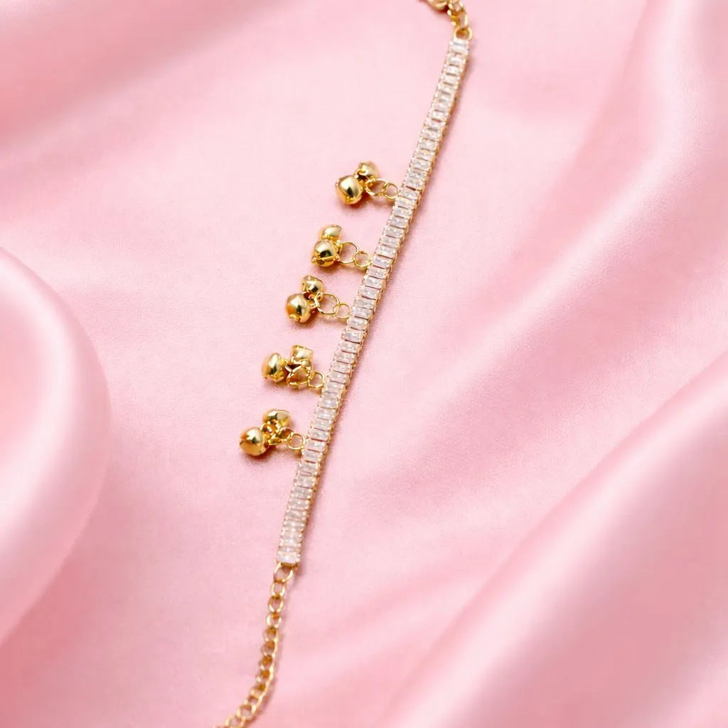 GOLDEN CHARM BELL BRACELET