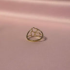 TRIO HEART RING