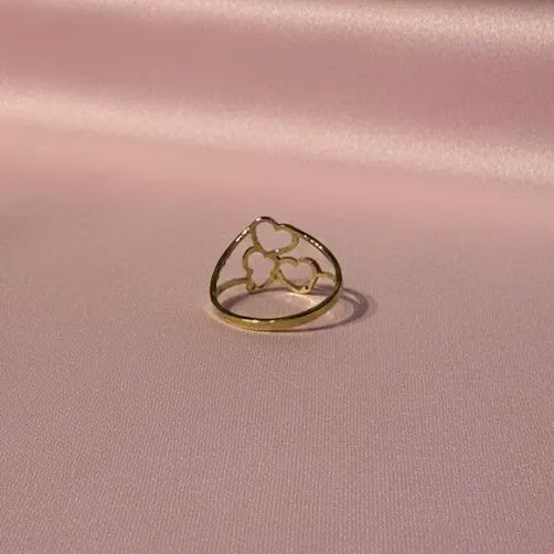 TRIO HEART RING