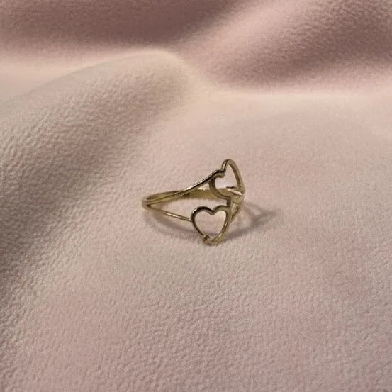 TRIO HEART RING