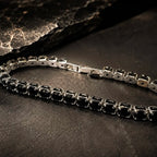 ZENITH BLACK TENNIS BRACELET
