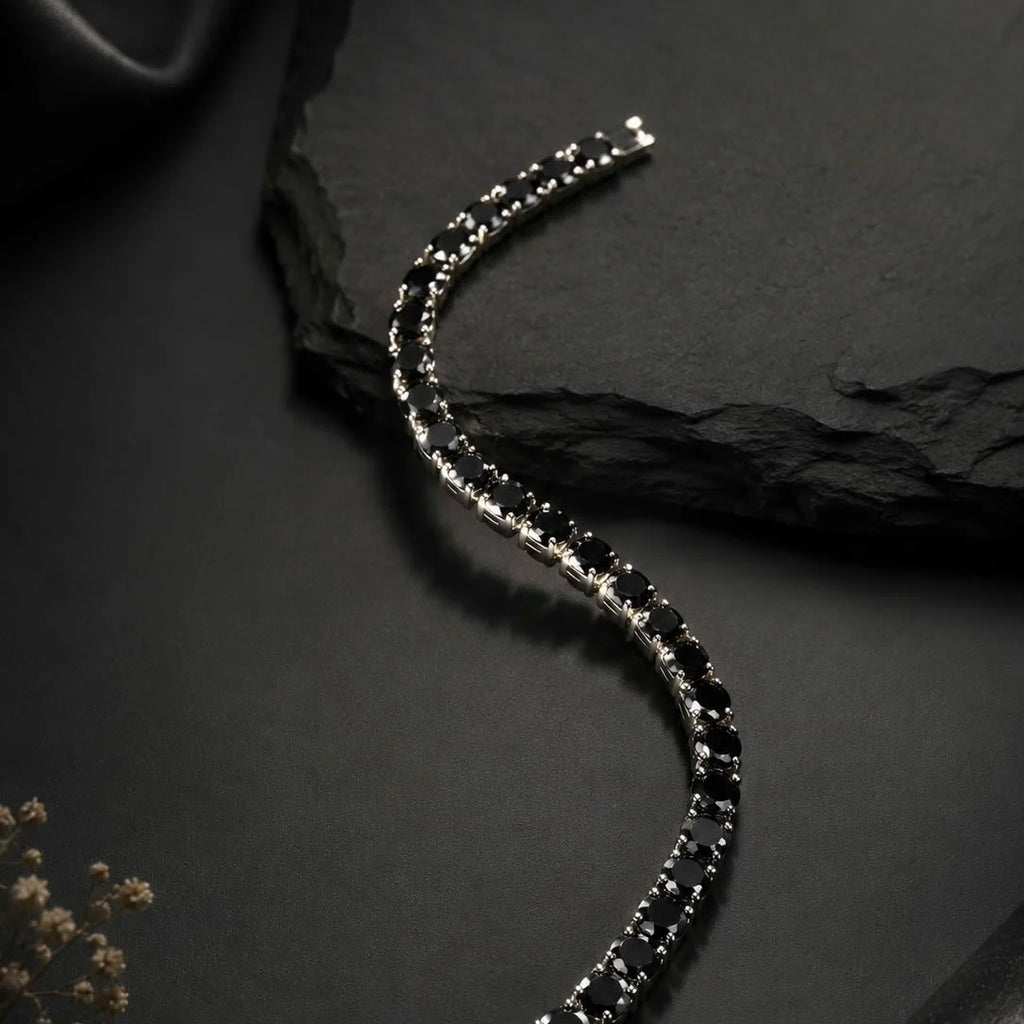 ZENITH BLACK TENNIS BRACELET