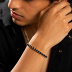 ZENITH BLACK TENNIS BRACELET