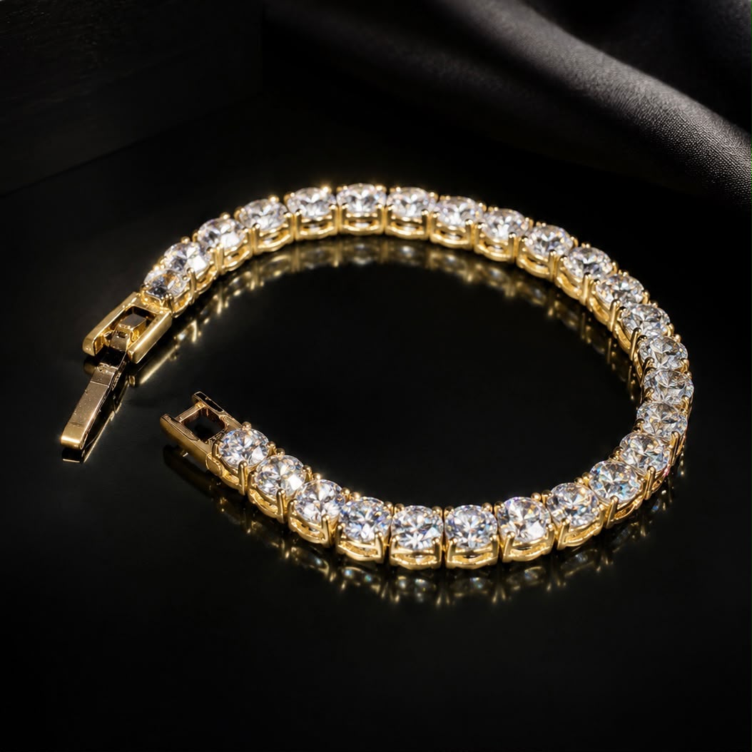 Zenith Golden Tennis Bracelet