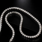 ZENITH SILVER TENNIS NECKLACE